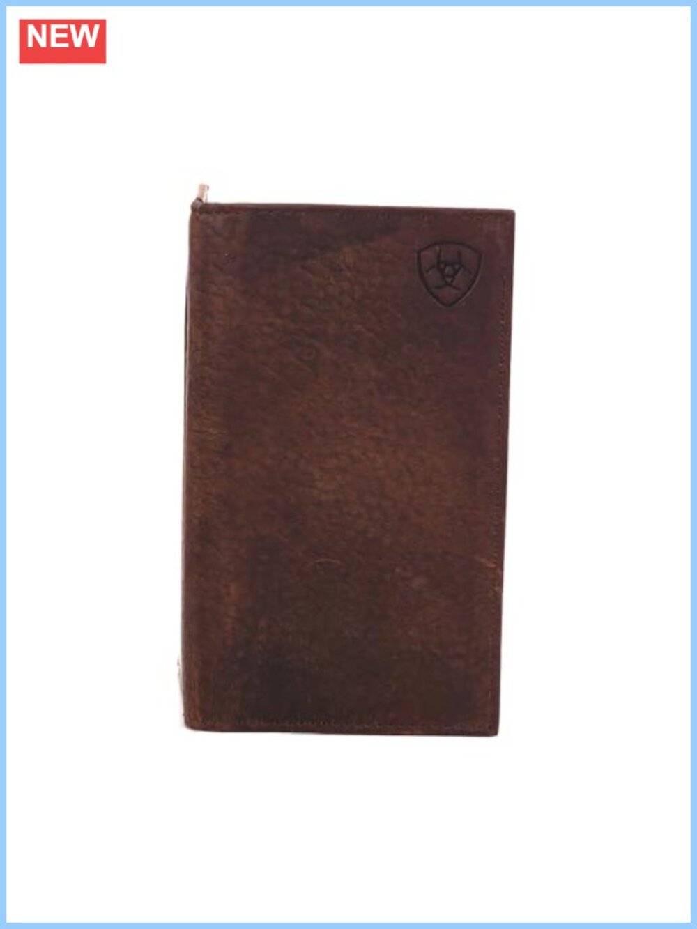 ARIAT Rodeo Wallet Emboss Corner Logo Brown One Size